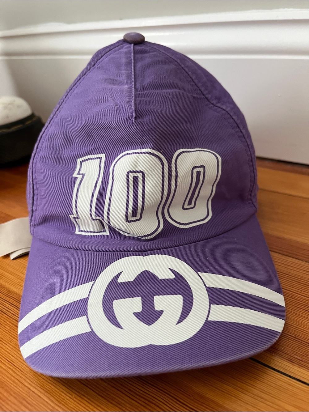 Gucci Purple Logo Baseball Cap